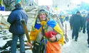 «Від нашої сім’ї на Майдані лише я. Чоловік не може відлучитися з роботи, а сина сама не пускаю»