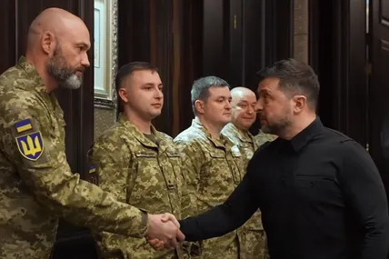 Тимур Хромаєв і Володимир Зеленський. Скрин із відео