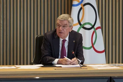 Президент Міжнародного олімпійського комітету Томас Бах. Фото IOC/Greg Martin