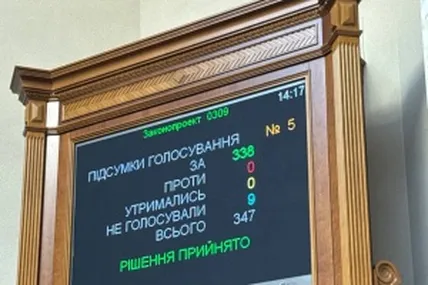 Парламентське табло засвідчило цілковиту підтримку міждержавної Угоди, яка стосується теми корисних копалин.
