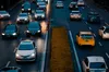 На Броварській трасі утворився великий корок через кортеж Зеленського