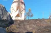 На Львівщині через пожежу сухостою ледь не згоріла капличка
