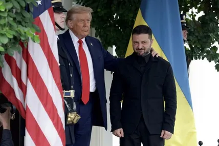 Зеленський подякував Трампу близько 11 разів за 4,5 хвилини. Фото: Бабель