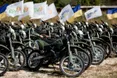 119 мотоциклів для ЗСУ: до Дня Незалежності здійснили найбільшу передачу мототехніки військовим