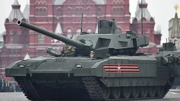Танк «Армата» під час приготувань до параду на Красній площі. Москва, 9 травня 2018 року. Фото Ілья Піталєв/ Sputnik/EAST NEWS