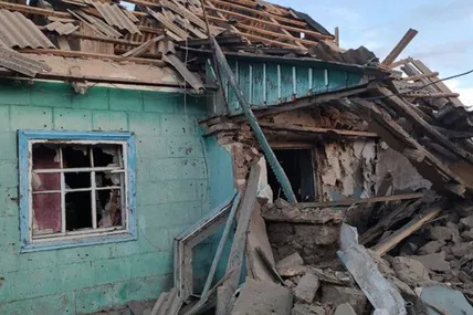 Наслідки ворожого обстрілу на Дніпропетровщині. Фото ОВА