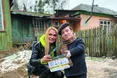 «Попросив молоду пару натиснути кнопку на домофоні. А вони сміються: «Воно ще й говорить…»