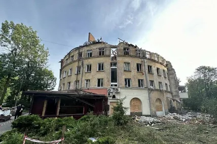 Наслідки ракетної атаки у Львові. Фото з мережі