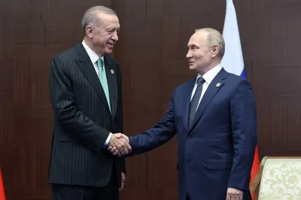 Президент Туреччини Реджеп Таїп Ердоган і президент рф володимир путін. Фото із мережі