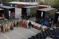 Петро Порошенко передав у підрозділи ЗСУ техніку для шиномонтажу, шини та зарядні станції