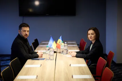 Володимир Зеленський, Майя Санду. Фото Офісу президента України