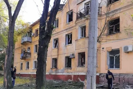 Наслідки ворожого обстрілу у Краматорську. Фото ОВА