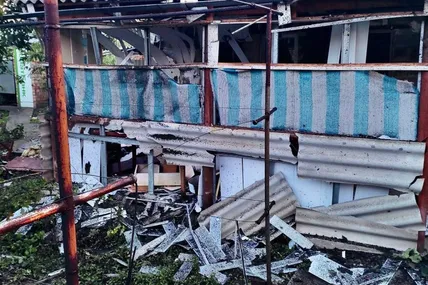 Наслідки нічого обстрілу. Фото ОВА