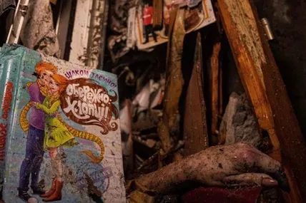 Фото завалів будинку у Дніпрі