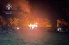 На Львівщині від вогню згоріли 3 гаражі та мотоцикл