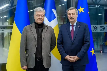 Петро Порошенко та Антал Хеізер