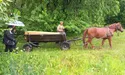 В останню свою дорогу італієць Кармен хотів проїхатися на конях. Українці його волю виконали…