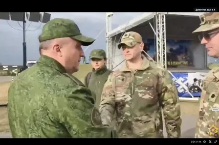 Військові США несподівано відвідали спільні навчання рф та білорусі "Захід-2025". Фото: скрин