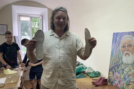 Термозберігаючі устілки для взуття військових із волокна коноплі. Фото авторки