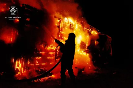 Пожежа. Фото: Головне управління ДСНС України у Львівській області