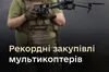 Постачання дронів на фронт зростуть удвічі: Михайло Федоров анонсував рекордні закупівлі мультикоптерів