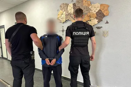 На Закарпатті затримали 28-річного хлопця, якого підозрюють у підпалі угорської церкви. Фото: поліція Закарпаття