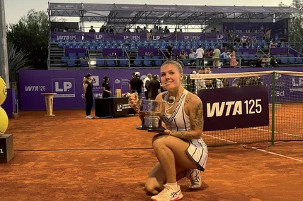 Цього року Олександра Олійникова виграла вже три турніри категорії WTA 125 – в Італії, Аргентині й Чилі. Фото kamp-sport.com
