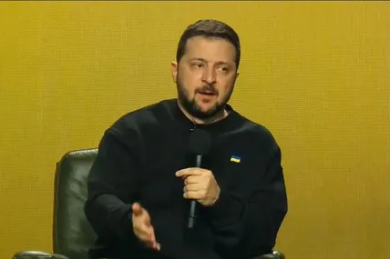Скрін із відео із пресконференції
