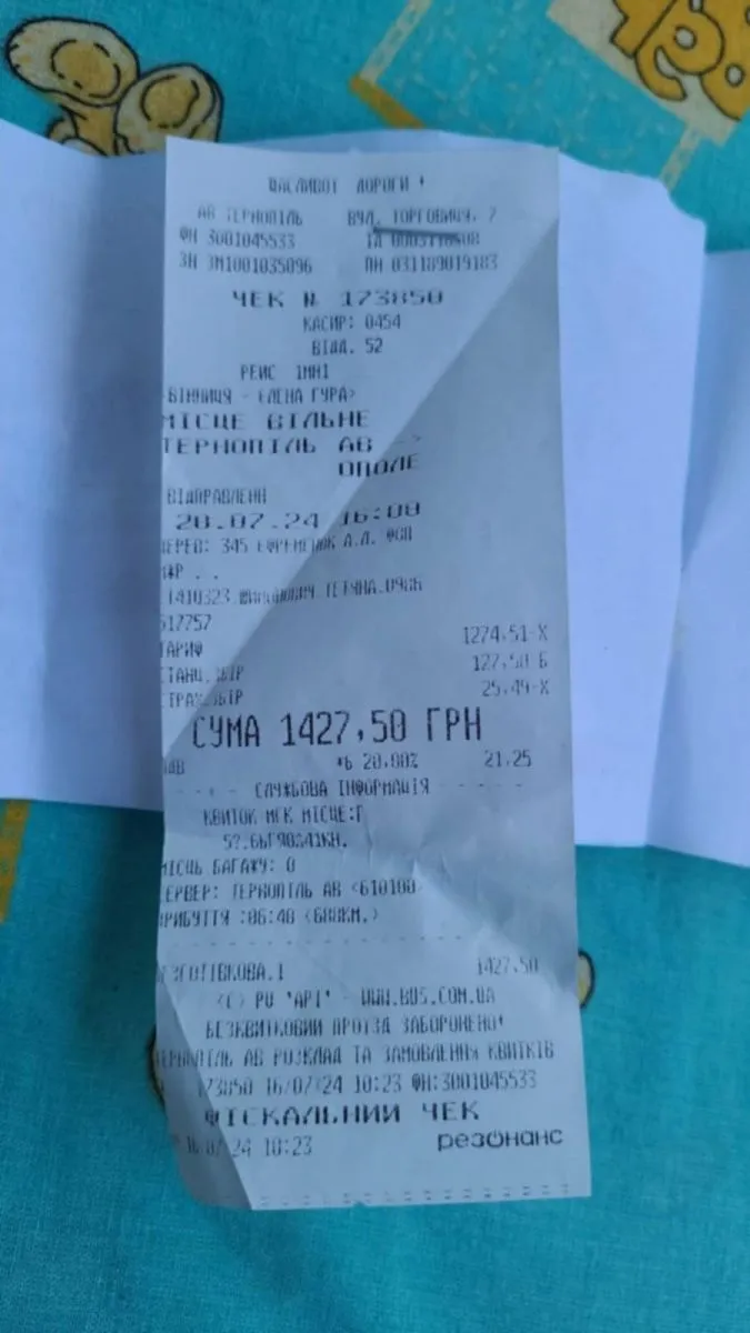 Ці квитки до Єлєни-Гури сім‘ї Шимоновичів навіюють неприємні спогади. Фото надала родина Шимоновичів.