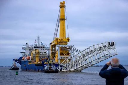 Газопровід «Північний потік-2». Фото із мережі