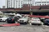 Через обвал підпірної стіни постраждали дев’ять автівок