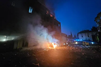 Наслідки ракетної атаки на Львів. Фото з соціальних мереж Андрія Садового