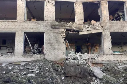 Наслідки ворожих ударів. Фото ОВА