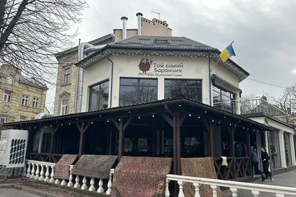 Пожежу у ресторані грузинської кухні ліквідували швидко. Фото автора