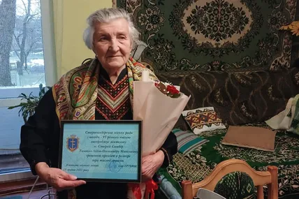 На Львівщині померла зв’язкова ОУН Лідія Тиховліз. Фото із соцмереж
