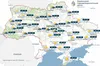 Прогноз погоди на наступну добу 17 серпня 2025 року