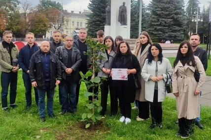 У Стрию відкриють алею пам’яті загиблих воїнів. Фото Львівської ОВА