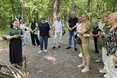 Ведмедиця Машка пішла приймати басейнові ванни, поки її «кавалер» дрімав у затінку…