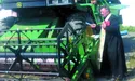 На освяченому комбайні жнивується краще