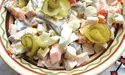 Салат з маринованими гливами