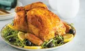 Курка, фарширована грибами