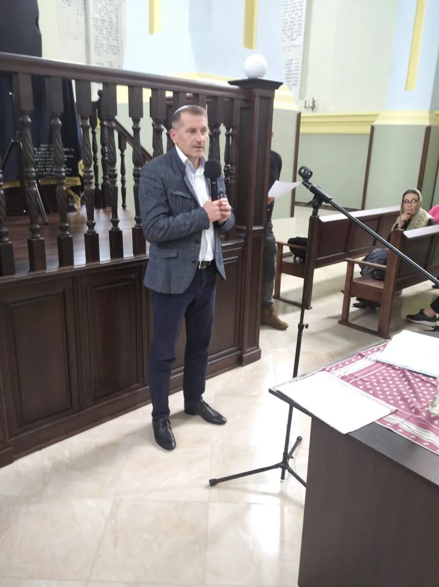 Вітальне слово міського голови Дрогобича Тараса Кучми.