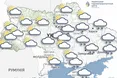 Прогноз погоди на 19 квітня 2026 року