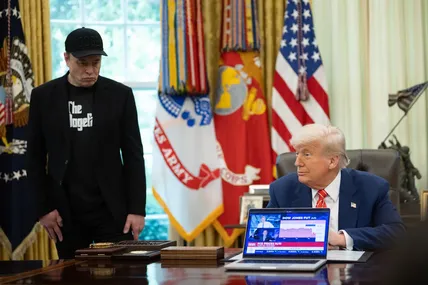 Ілон Маск і Дональд Трамп. Фото The Washington Post