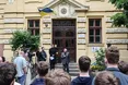 На фасаді Львівської академічної гімназії відкрили меморіальну таблицю вбитому нардепу Андрію Парубію
