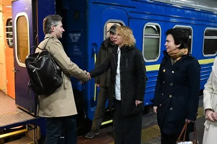 Міністр закордонних справ Литви Кястусіс Будріс приїхав у Київ. Фото із його соцмереж