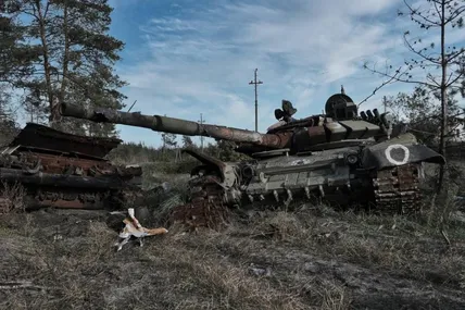 Розбита російська техніка. Фото із мережі