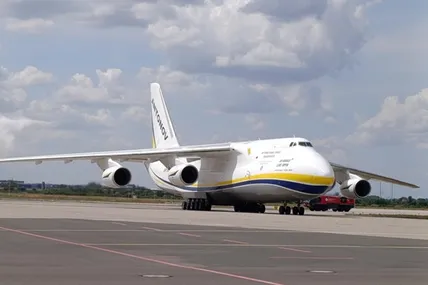 Літак Ан-100 «Руслан» здійснив переліт із Києва до Лейпцига. Фото: Федір Грищук / Фейсбук
