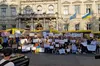 У Львові вкотре відбувся мітинг «Спочатку дрони, потім стадіони»