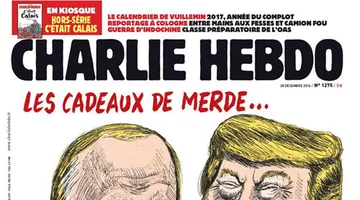 Charlie Hebdo помістив на обкладинку Трампа і Путіна